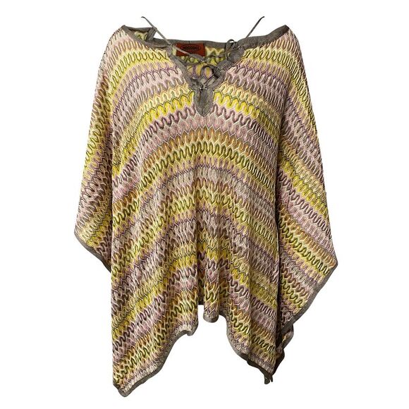 Missoni Mare Beach Poncho Mini Dress in Multicolor Rayon -  antelopusenergy.com